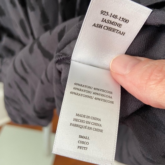 Rails Jasmine Mini Dress Cheetah Animal Print size Small - Picture 6 of 10
